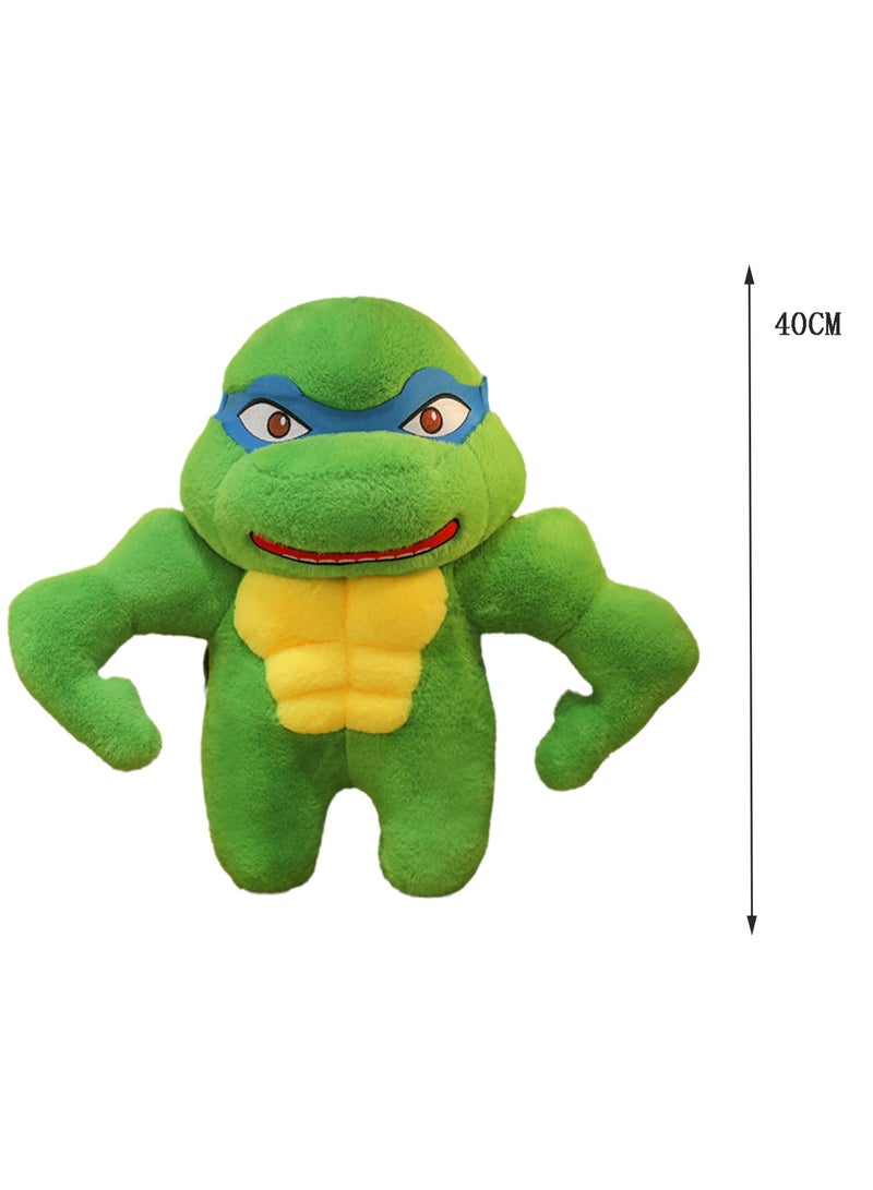 40 CM Cute Teenage Mutant Ninja Turtles Plush Toy Soft Stuffed Cartoon Characters Doll For Girls And Boys All Ages Gift（Style D） - Image 2
